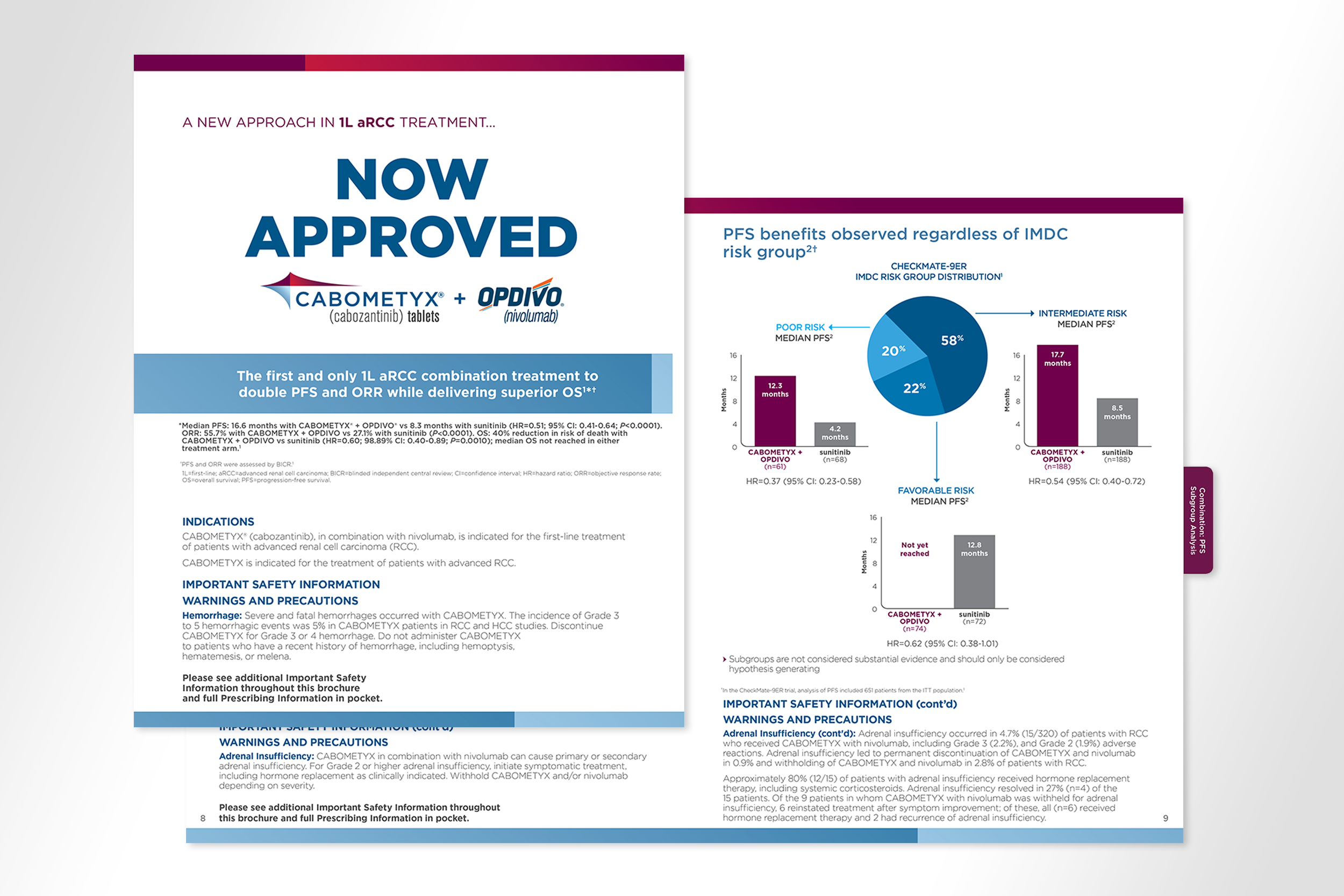 Now Approved campaign- Core Visual Aid introducing a combination therapy between Cabometyx + Opdivo