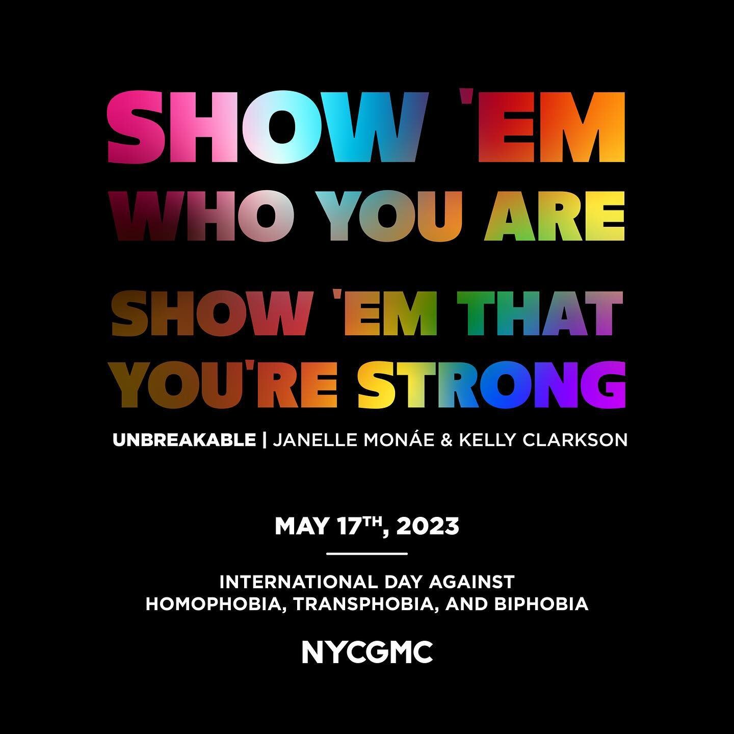 Today is #IDAHOBIT and this year's theme is: &quot;Together Always: United in Diversity&rdquo; &ldquo;Created in 2004, @may17org draws attention to the violence and discrimination experienced by lesbian, gay, bisexual, trans, intersex people, and all
