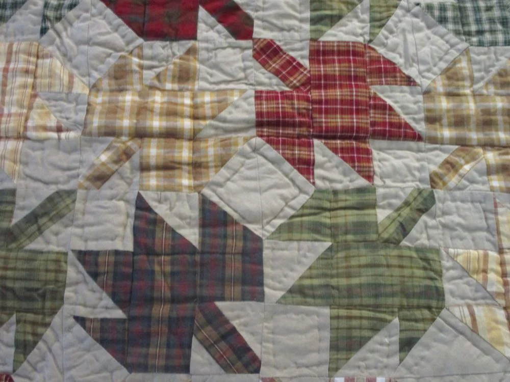 This is a basic patchwork leaf pattern without the shadow effect.