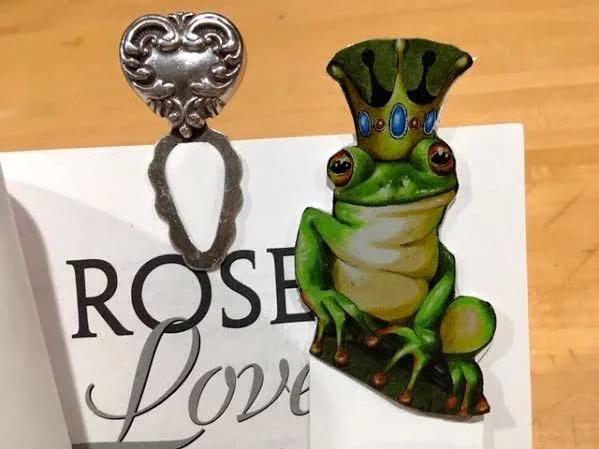 See how handmade pop up book marks work as well as metal ones. (Photo by Charlotte Ekker Wiggins)