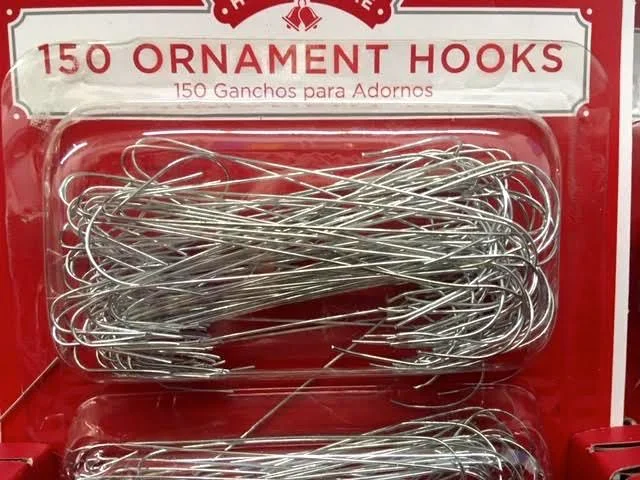 These are traditional ornament hooks for holiday decorating. (Photo by Charlotte Ekker Wiggins)