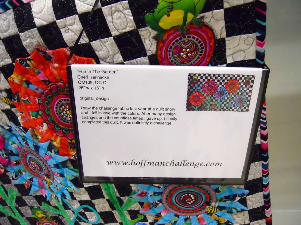 The story behind this custom quilt wall hanging is based on falling in love with fabrics. (Photo by Charlotte Ekker Wiggins)