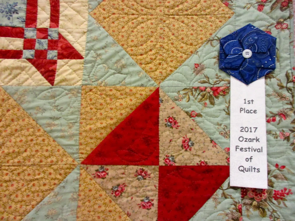 Women of Substance Handmade Quilt won first place at the local quilt festival. (Photo by Charlotte Ekker Wiggins)