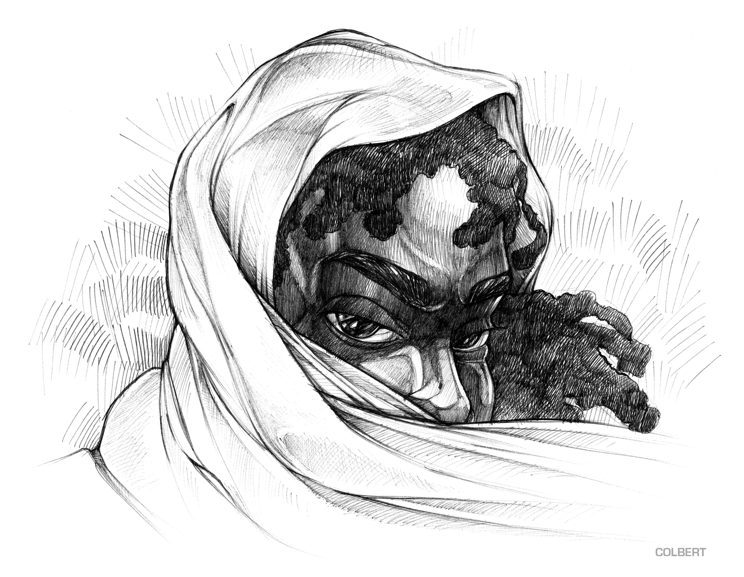 Female with Scarf