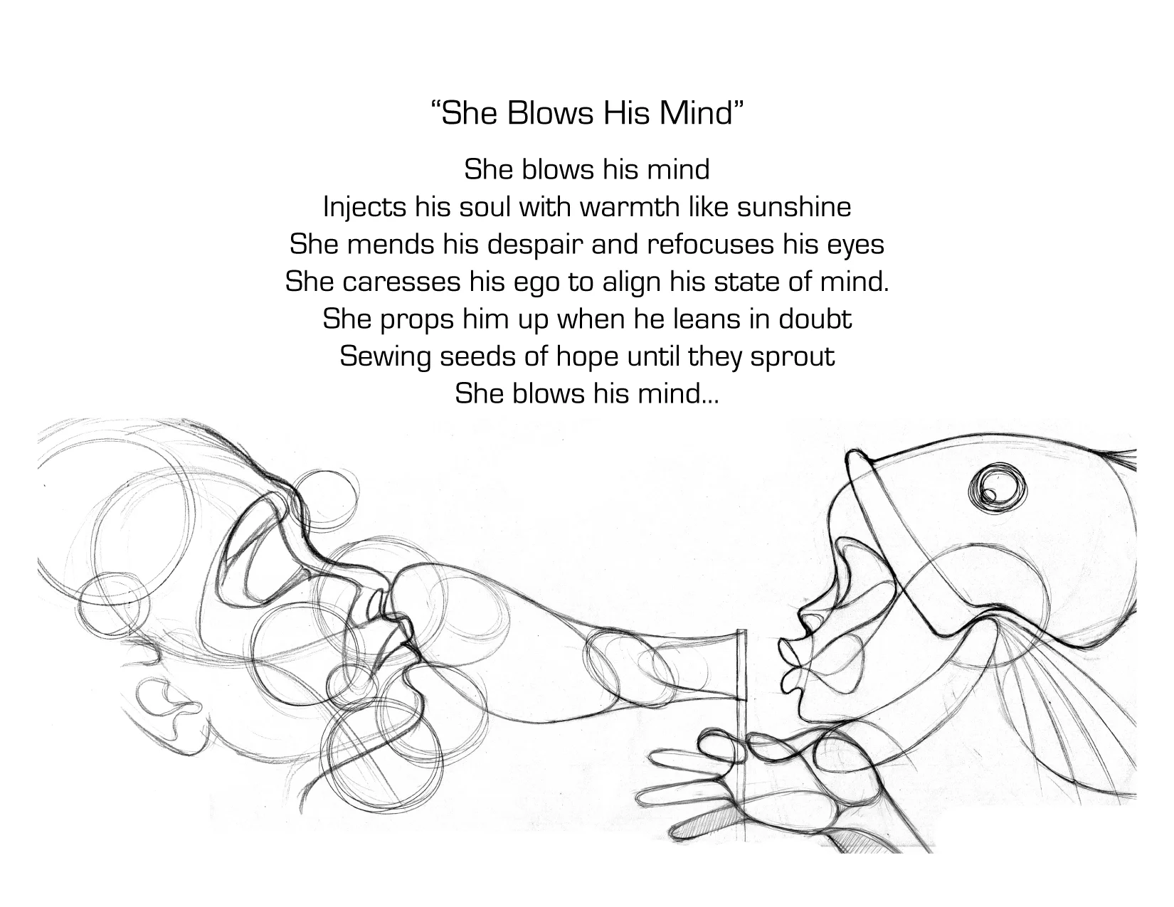 She Blows His Mind