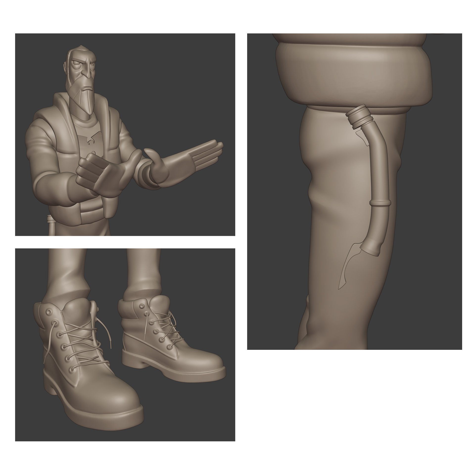 WU-KOO (Dukoo) Digital Sculpt Details