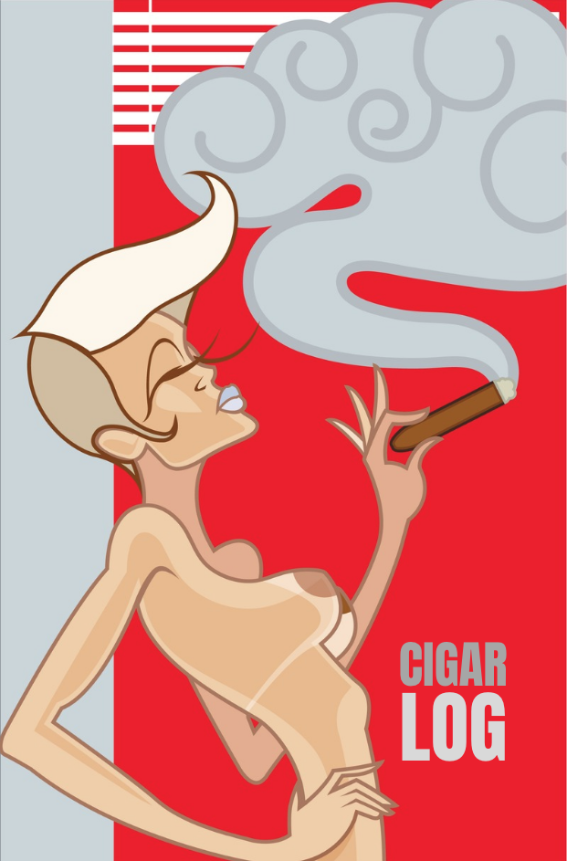 Cigar Log. Cigar Lovers Gift. Fathers Day Gift. Log your cigar tasting notes.