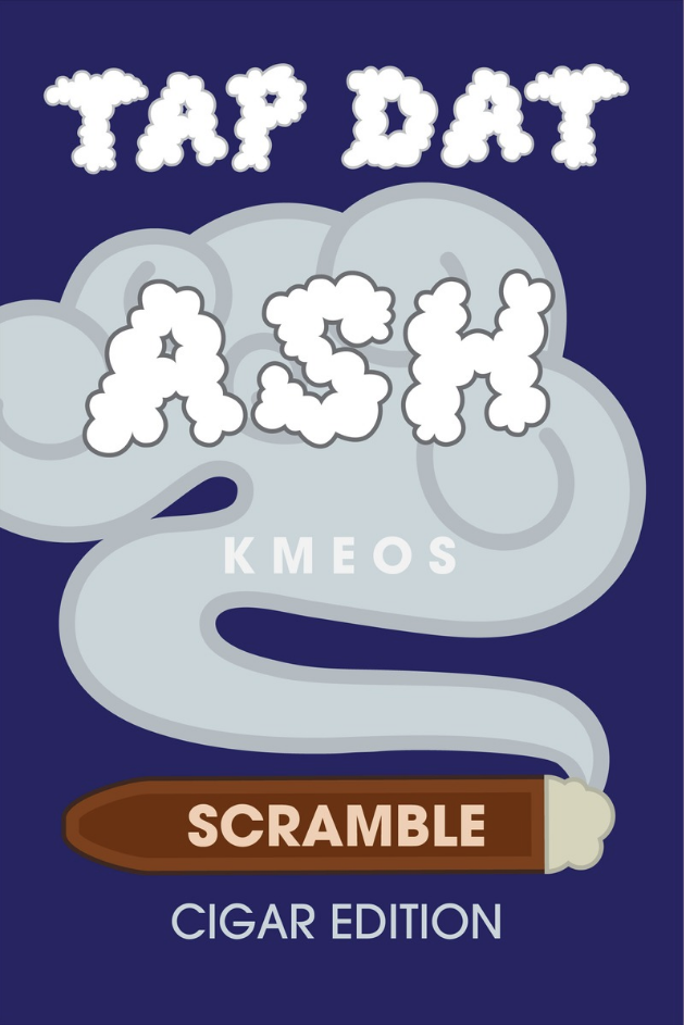 Cigar Gift. Cigar Word Scramble Book. Manly Gift.