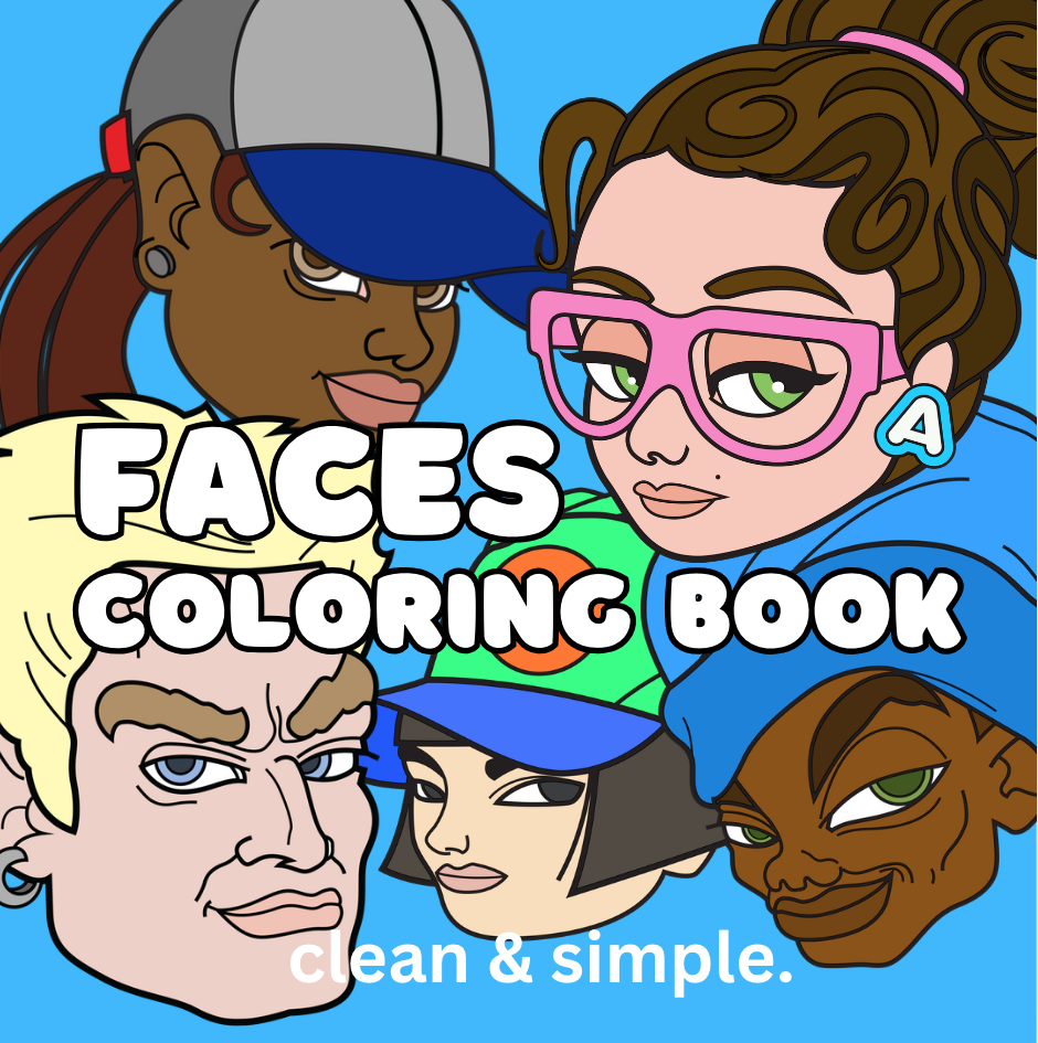Urban Coloring Book. Adults and Kids Coloring Book.