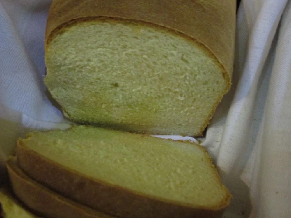 Doesn't this loaf of bread look delicious? It's made with buttermilk and honey!
