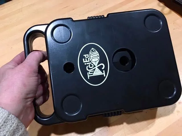 The Lunchbox Viewer is designed to be portable, (Photo by Charlotte Ekker Wiggins)