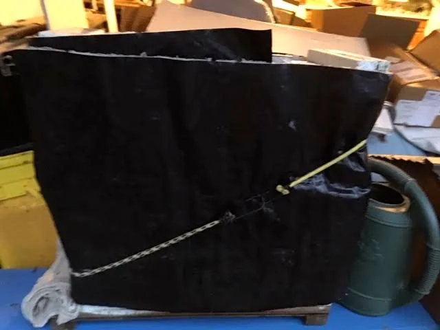 The nuc wrapped up and sitting in my garage for the weekend. (Photo by Charlotte Ekker Wiggins)