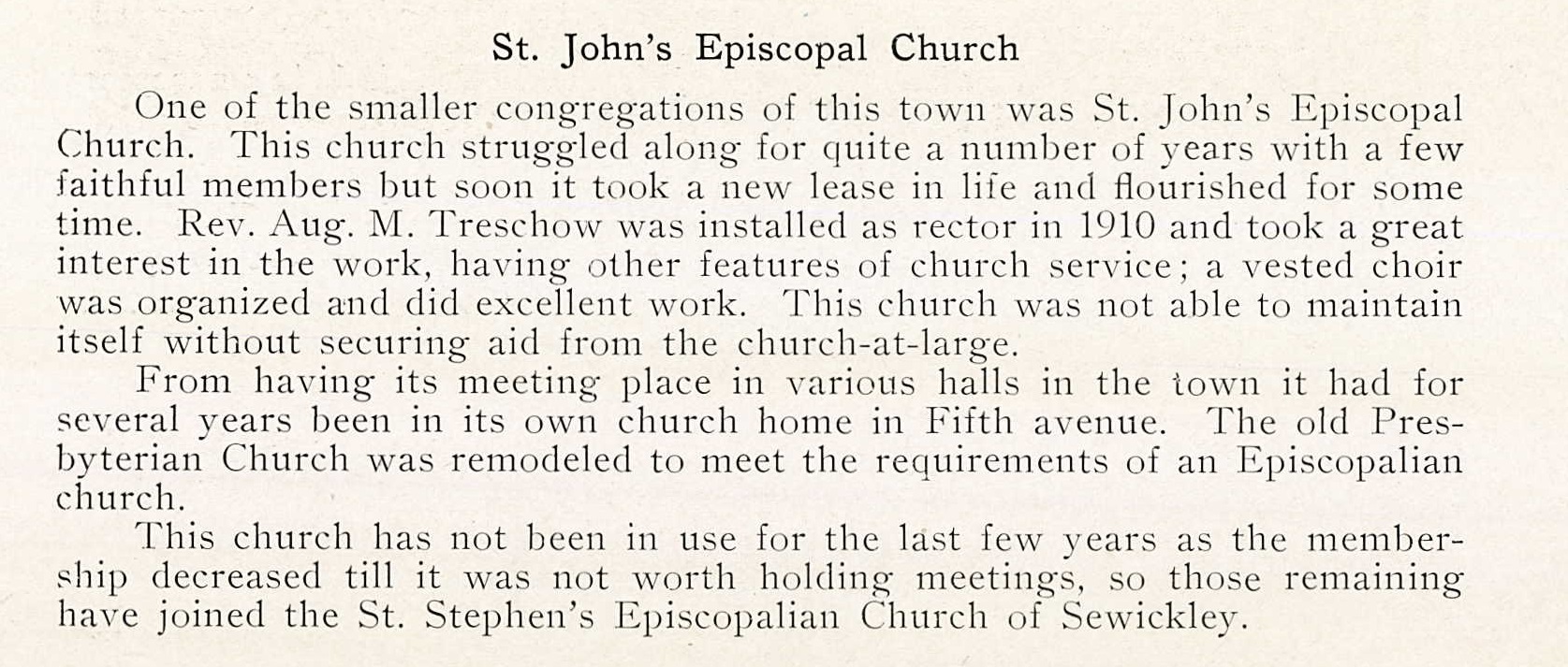 History taken from the 1924 Coraopolis High School Review.