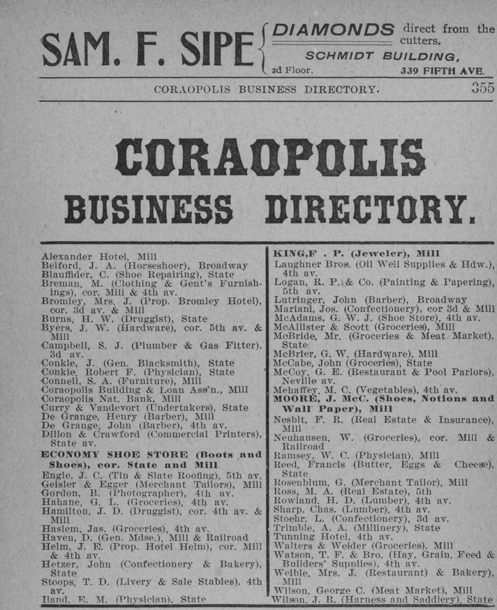 Watson & Co's classified business directory (1898), page 355