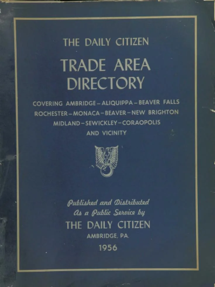 The Daily Citizen 1956 Trade Area Directory COVER.jpg