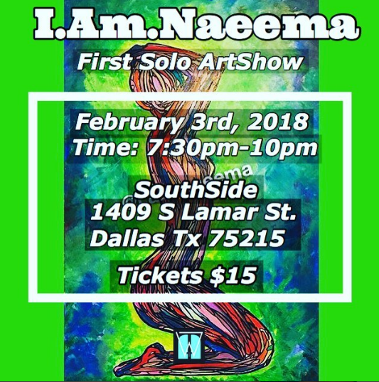 I.AM.NAEEMA FIRST SOLO ART SHOW