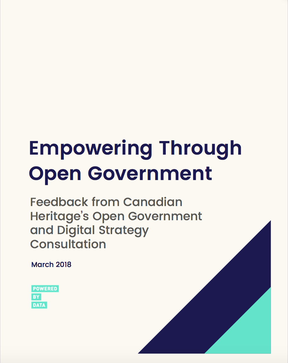 Empowering Through Open Government: Our latest work with Canadian Heritage 