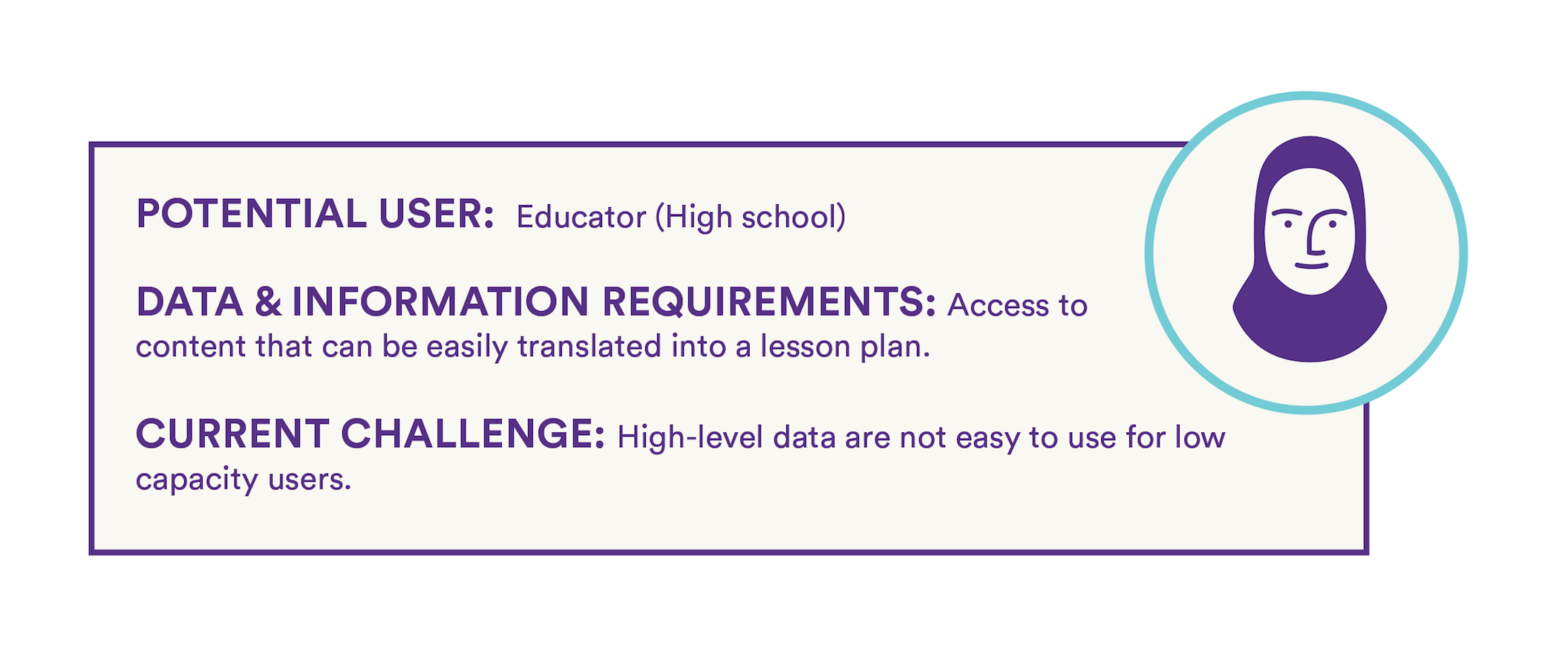 Some users identified a lack of technical capacity as a barrier to using CSA data. 