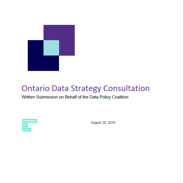 The Data Policy Coalition Brings Nonprofit Sector Voice to Ontario Data Strategy Consultation