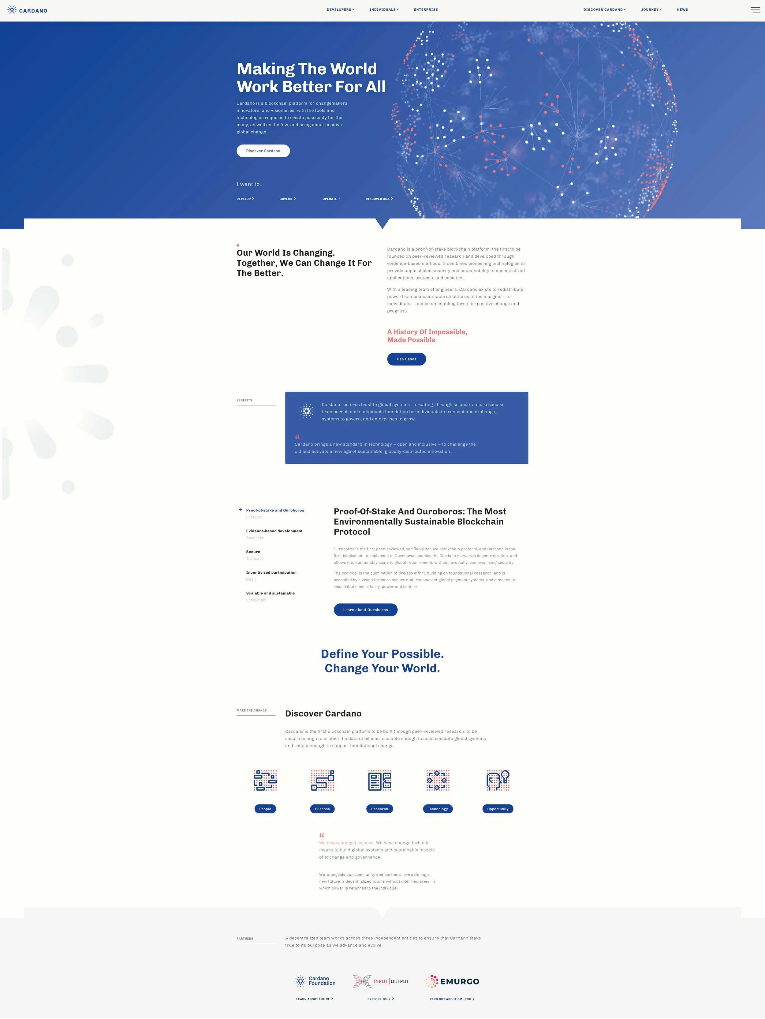 Cardano.org (blockchain/Web3)