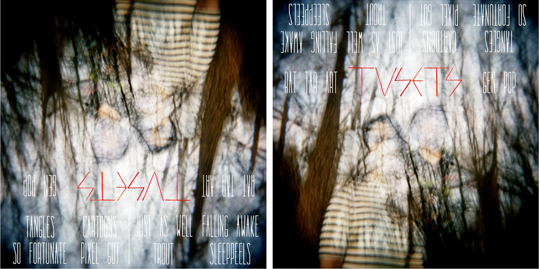 “Rat Tar Art” album artwork for the band TV SETS.
