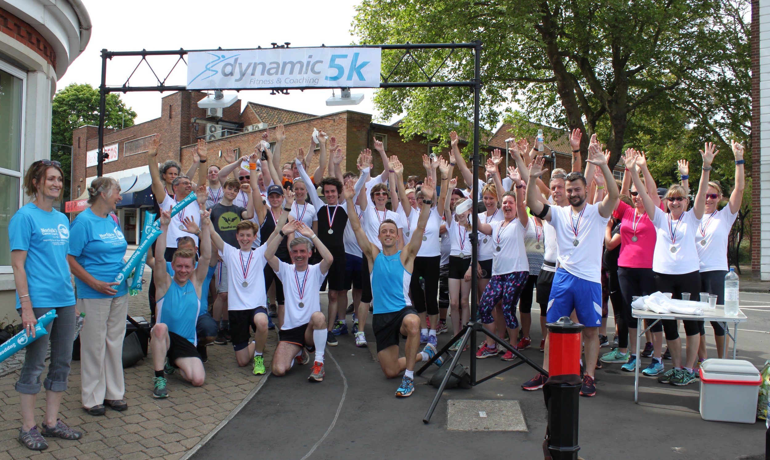 Runners complete the Dynamic 5k in 2017