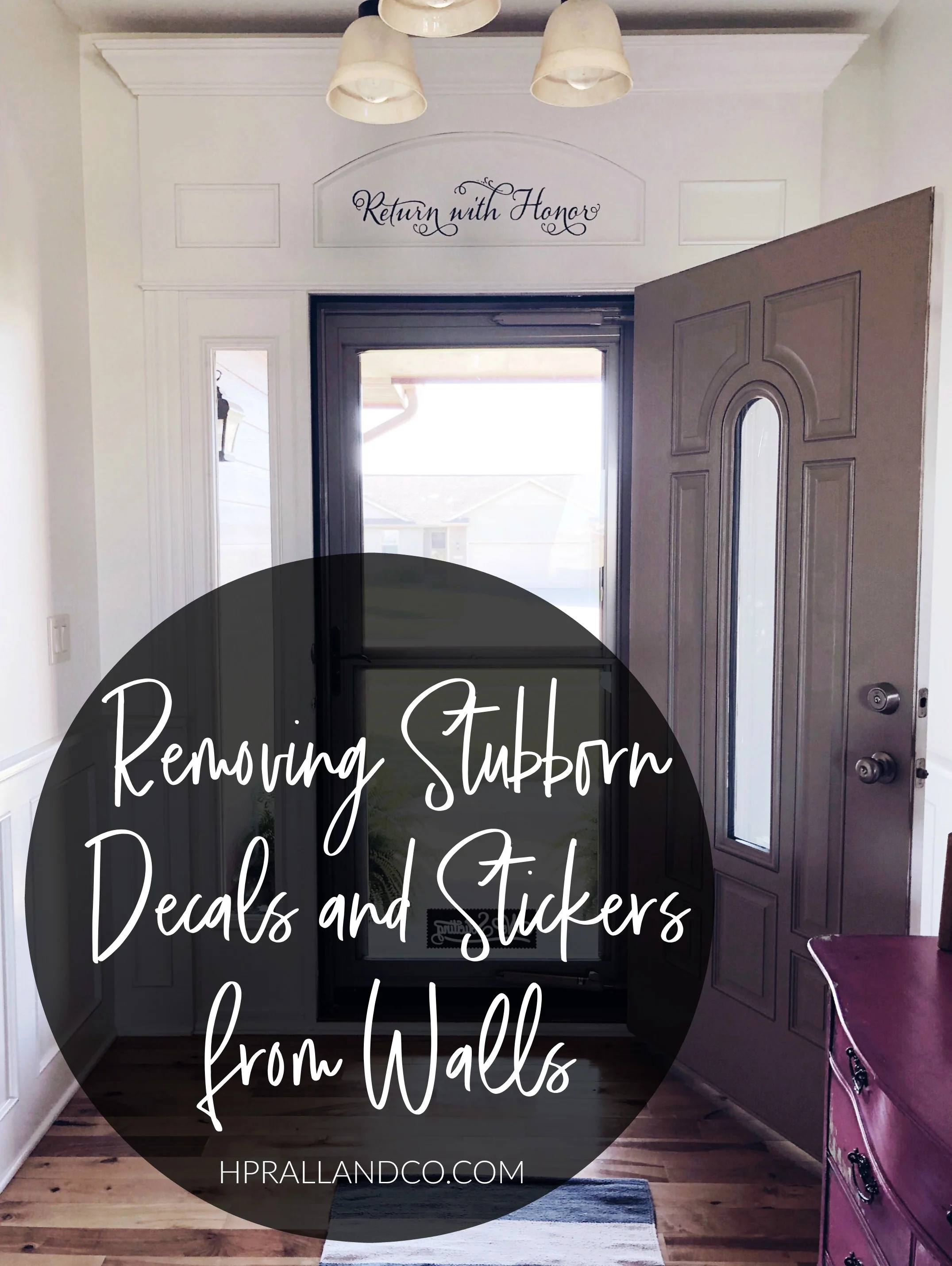 How To Remove Stickers From A Bedroom Door