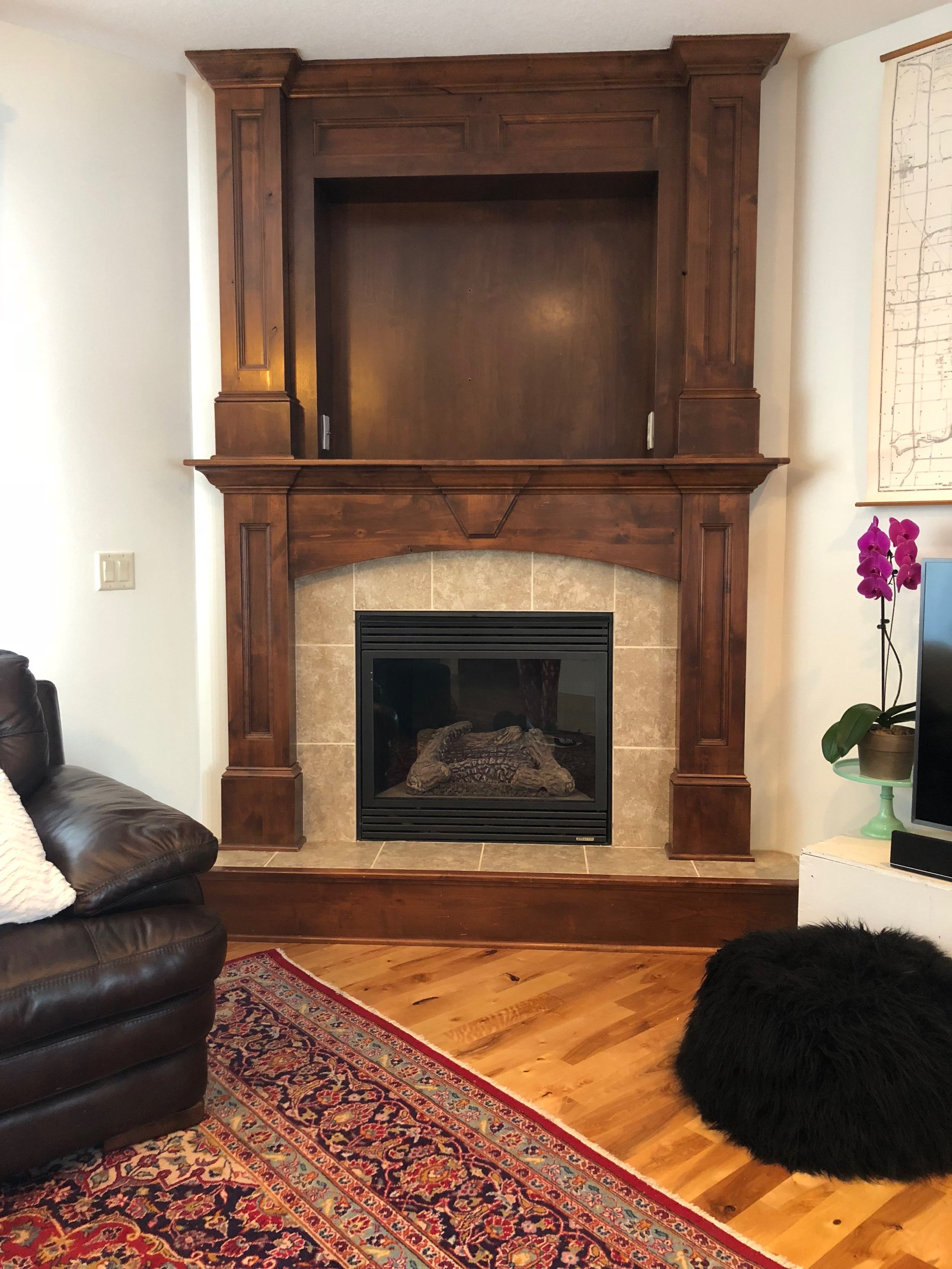 Drab to Fab Fireplace Makeover by hprallandco.com | H.Prall &amp; Co. Interior Decorating