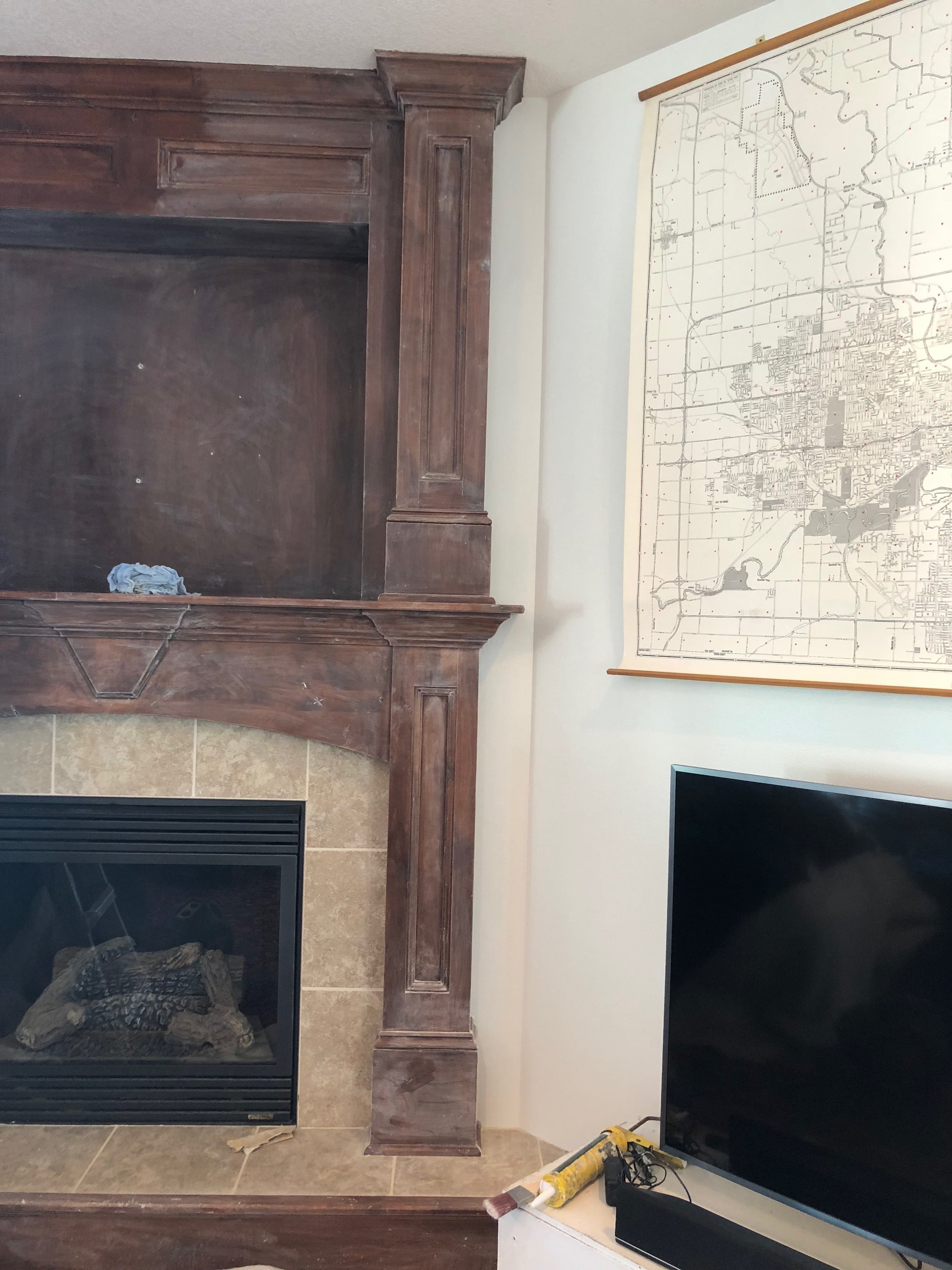 Drab to Fab Fireplace Makeover by hprallandco.com | H.Prall &amp; Co. Interior Decorating