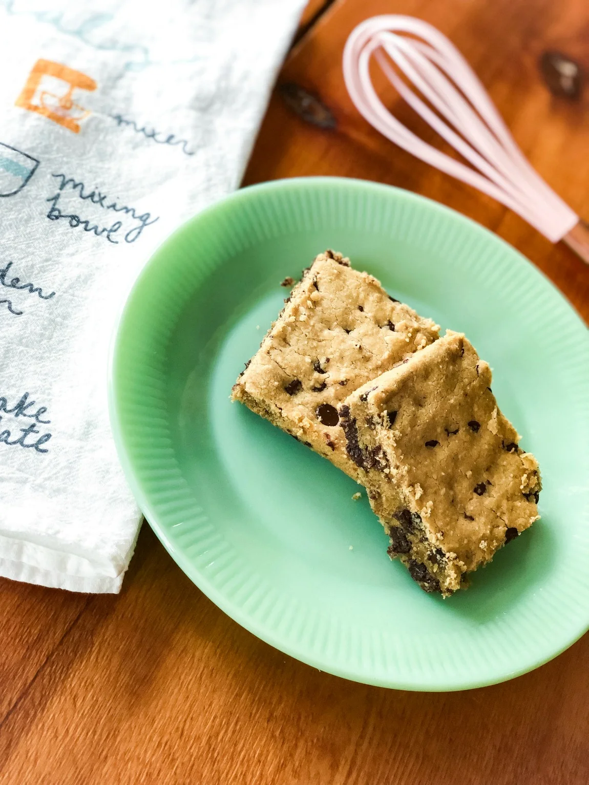 Almond Flour Chocolate Chip Cookie Bars H. Prall Interior Design