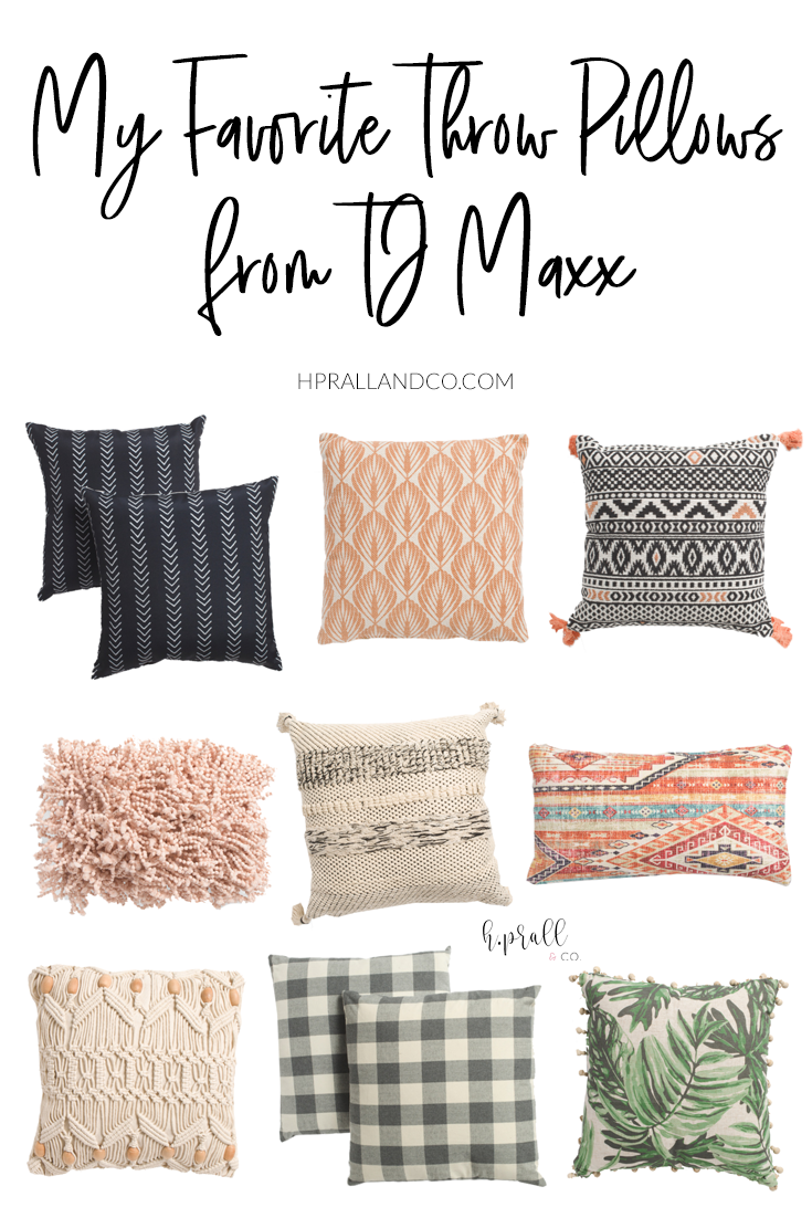 My Favorite Throw Pillows From Tj Maxx