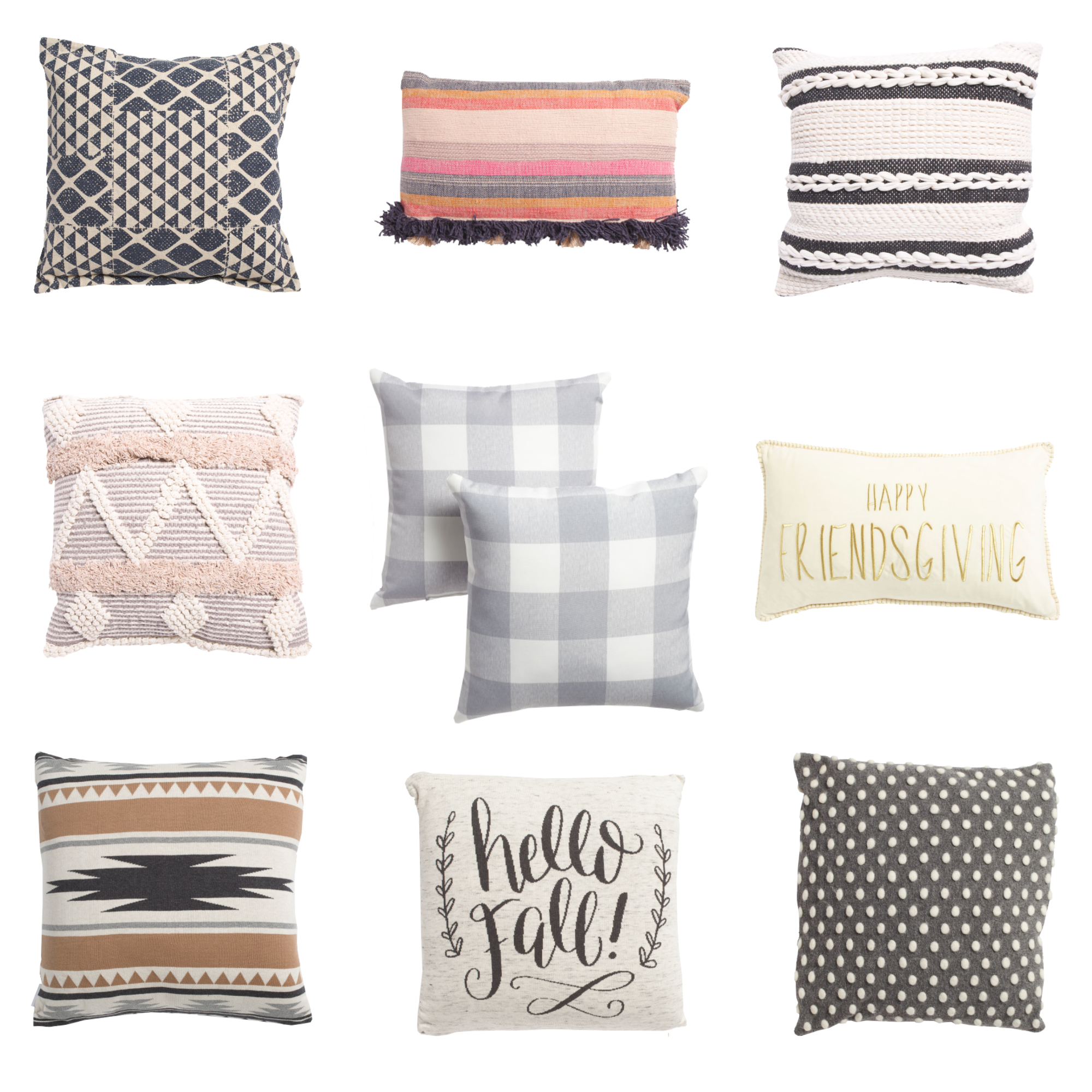tj maxx accent pillows