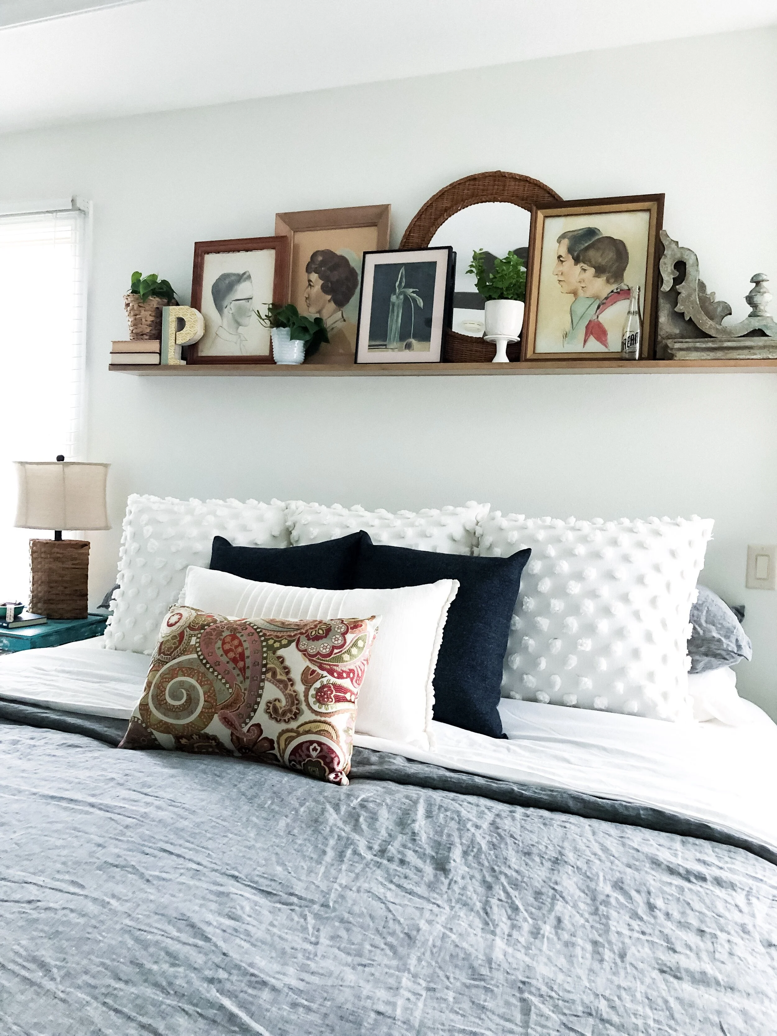 How to Style a Picture Ledge