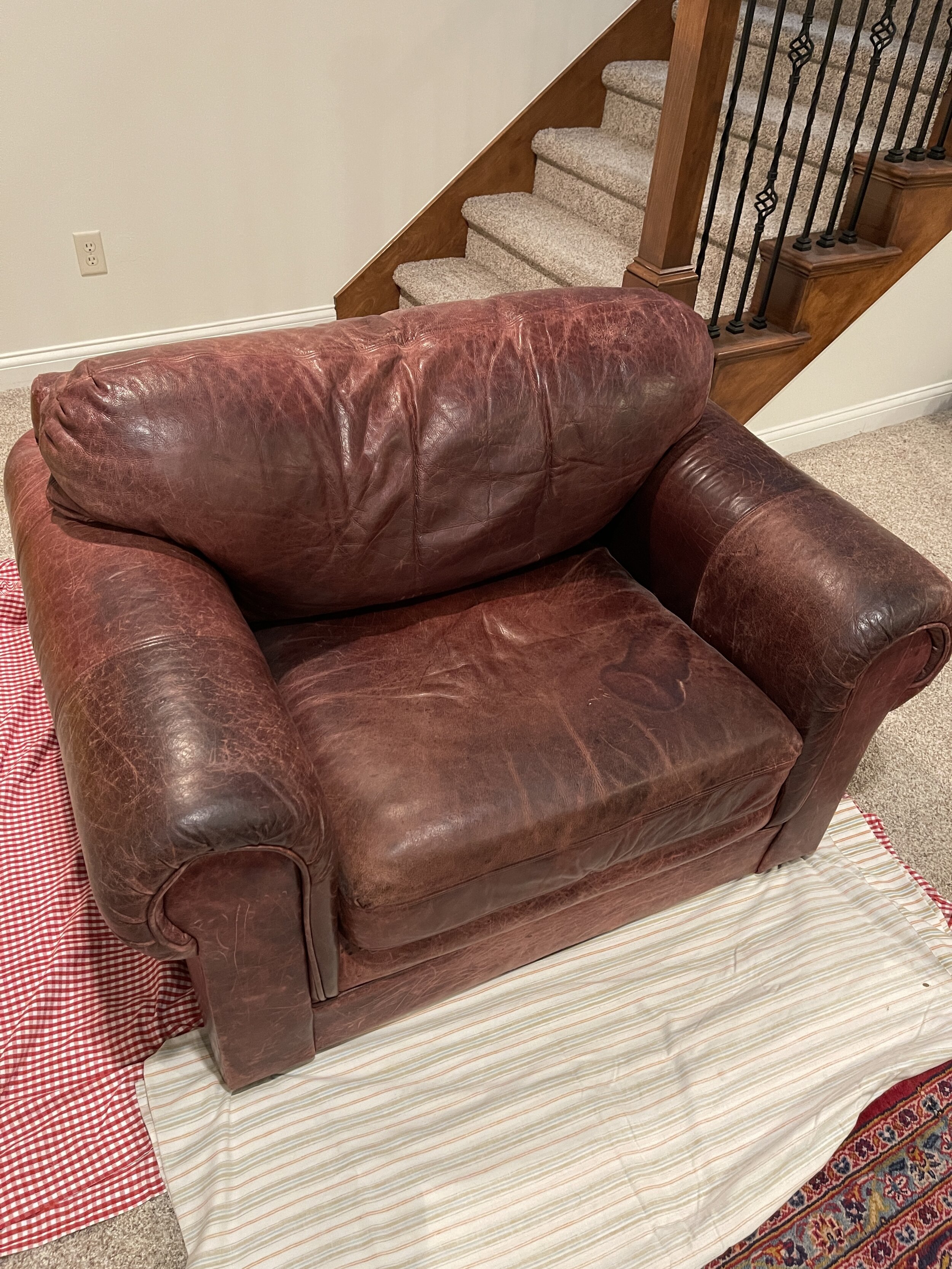 How To Paint Leather Furniture, Paint For Leather Couch