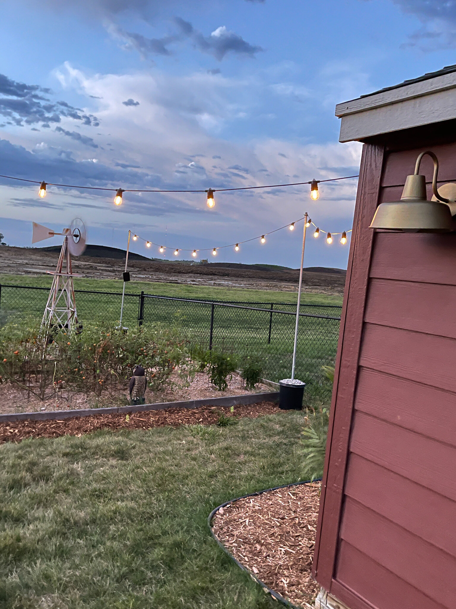 DIY Outdoor String Light Poles, H. Prall