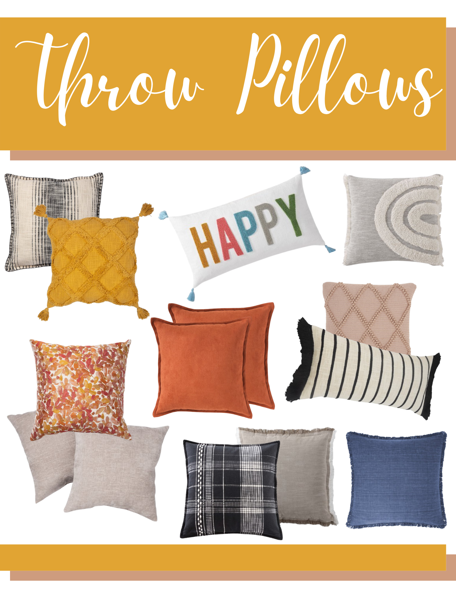Where to Buy Throw Pillows for Under $20