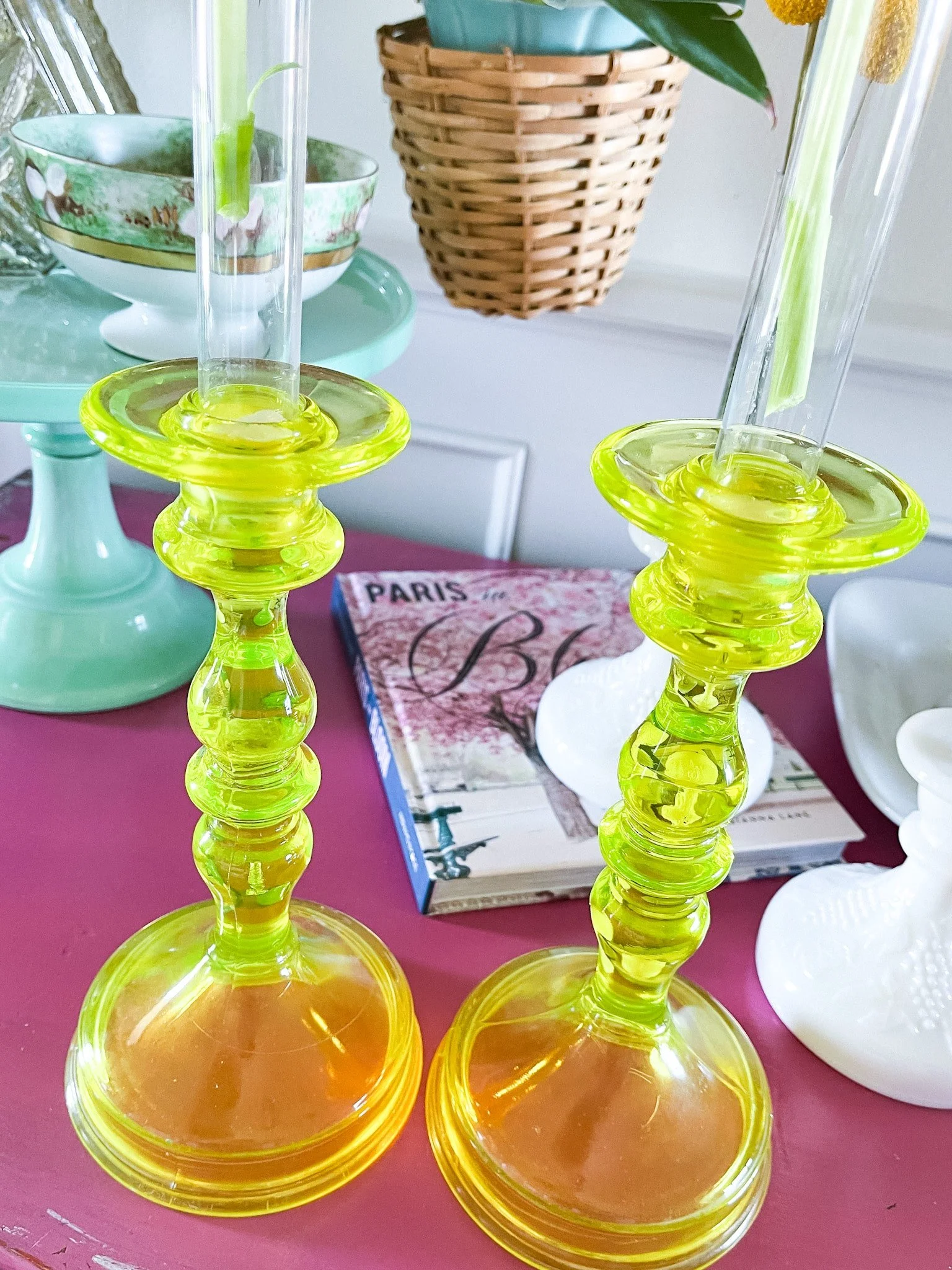 How to Make a Candle Stick Holder Bud Vase H. Prall Interior Design