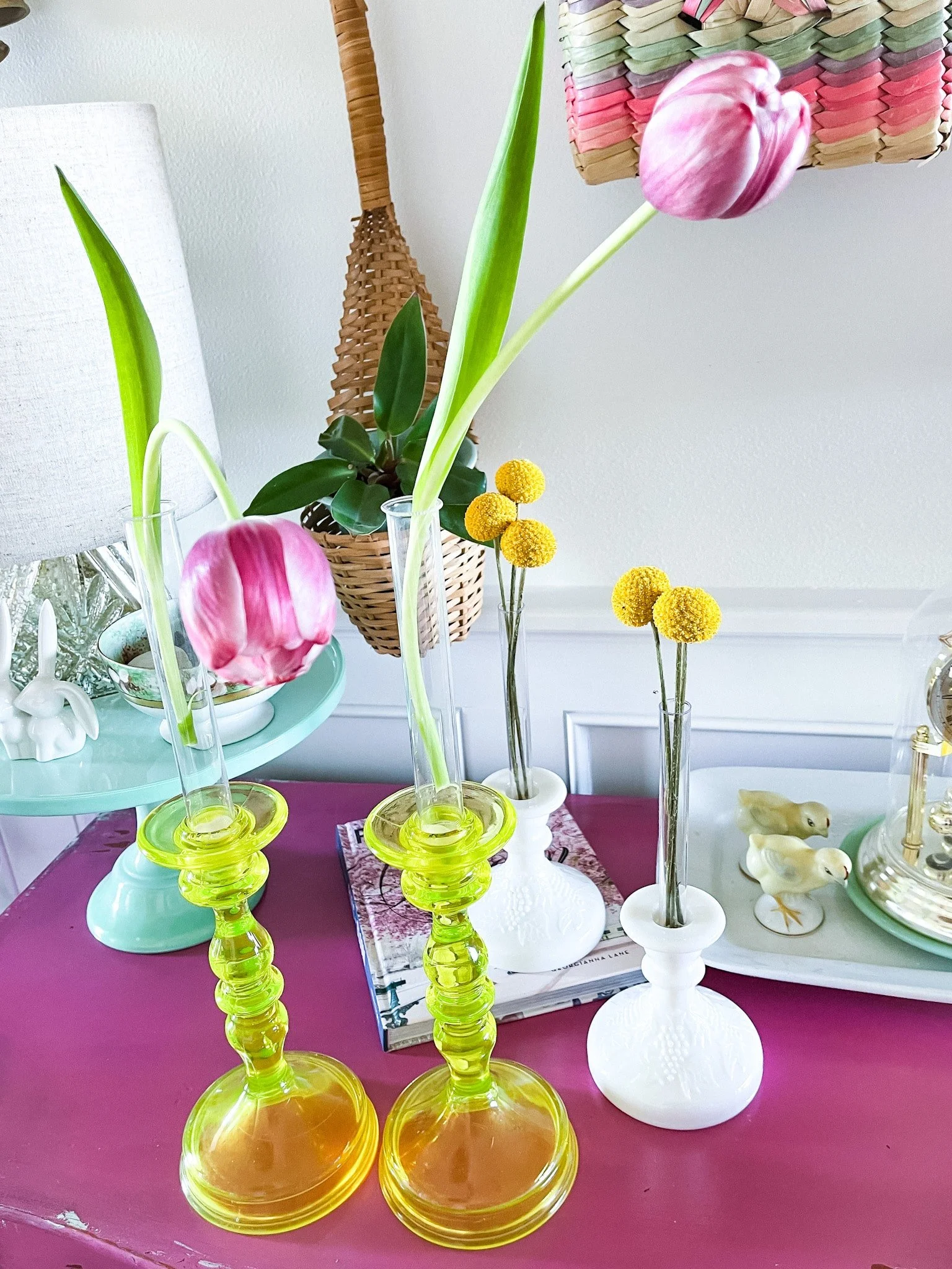 How to Make a Candle Stick Holder Bud Vase H. Prall Interior Design