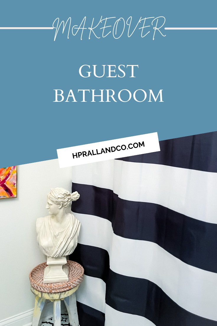 Gave our guest bathroom's lighting fixture a makeover with Rub 'N Buff, bathroom makeover