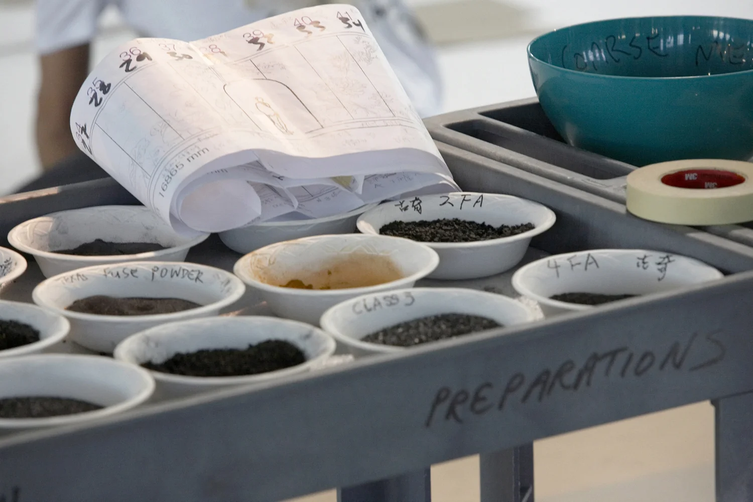   Odyssey , a gunpowder painting by Chinese artist Cai Guo-Qiang was ignited at a Houston warehouse in early October 2010.&nbsp; Odyssey &nbsp;was commissioned by the Museum of Fine Arts, Houston.&nbsp;Cai is best known for creating the opening-cerem