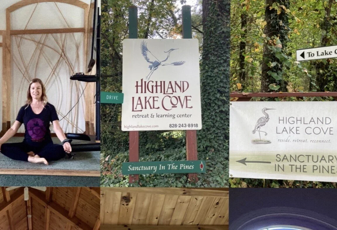 Autumn Yoga at Highland Lake Cove Sanctuary in  the Pines.