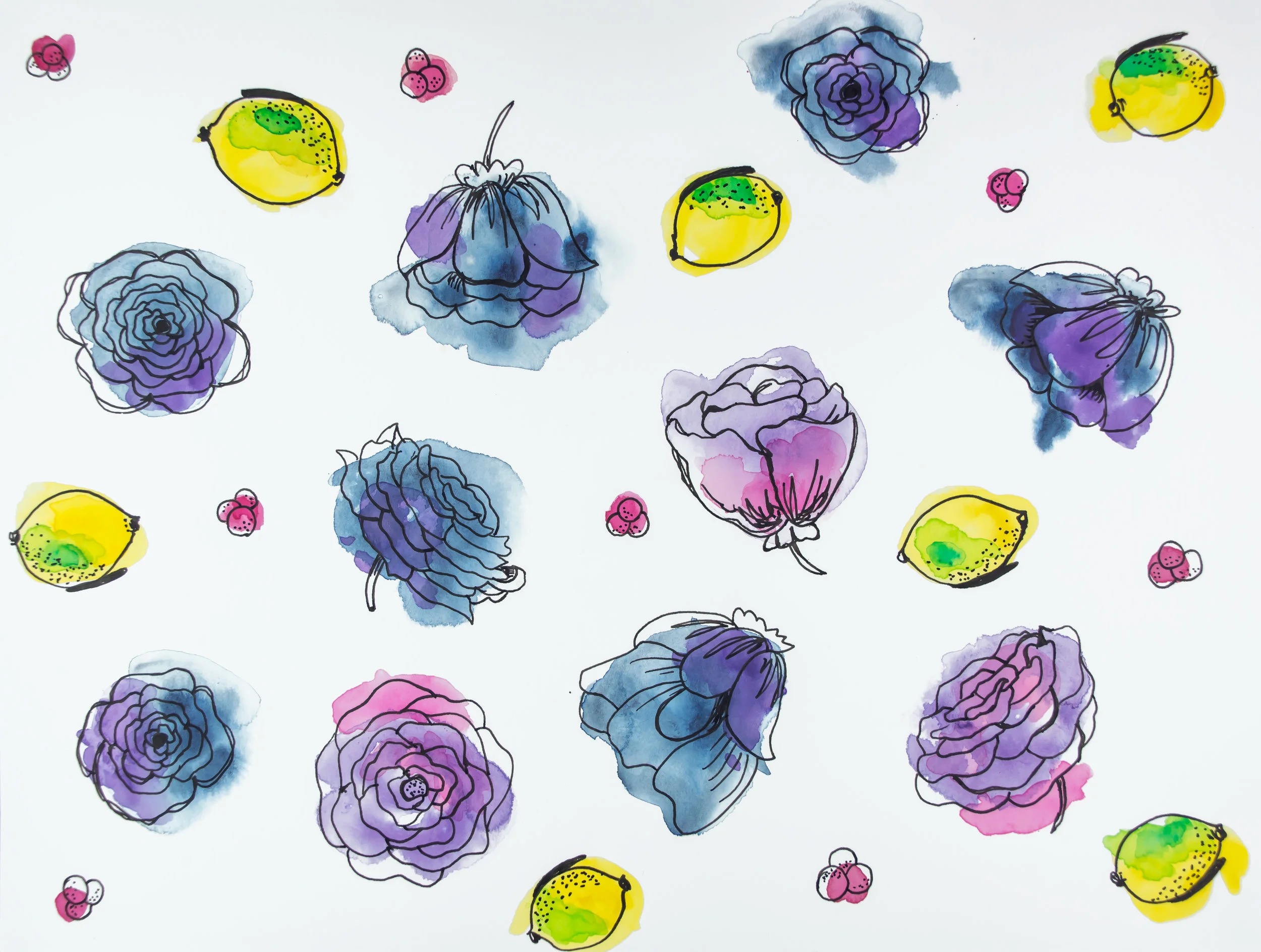 Lemon Florals