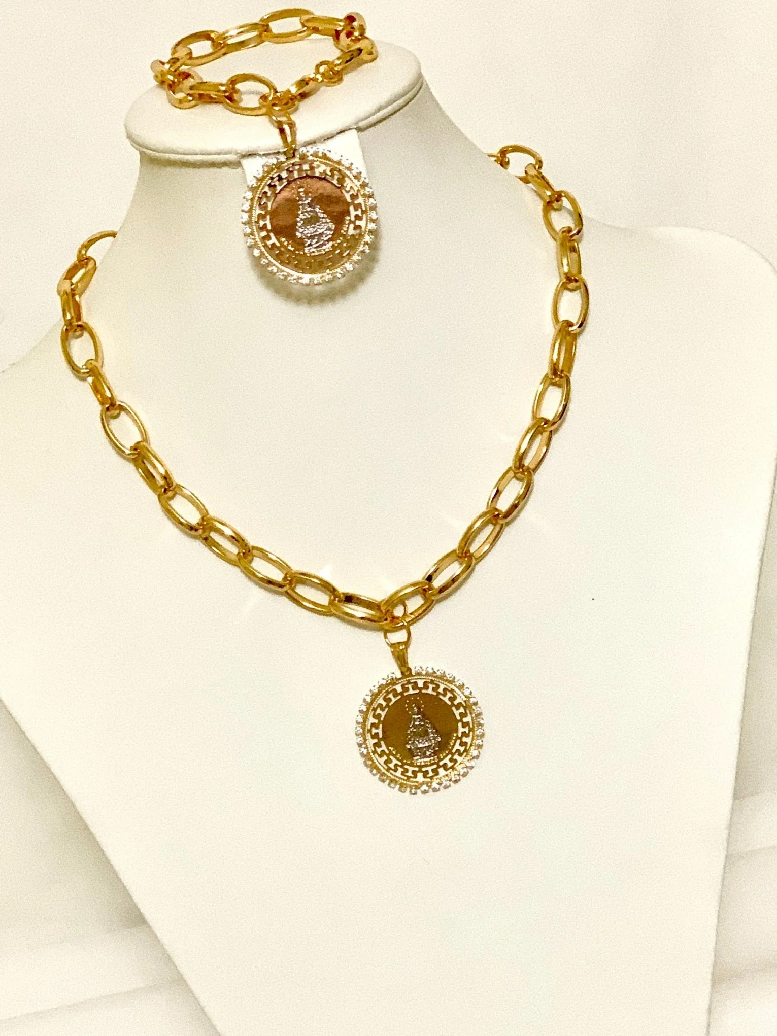 Gold Filled Necklace \u0026 Bracelet Set w 