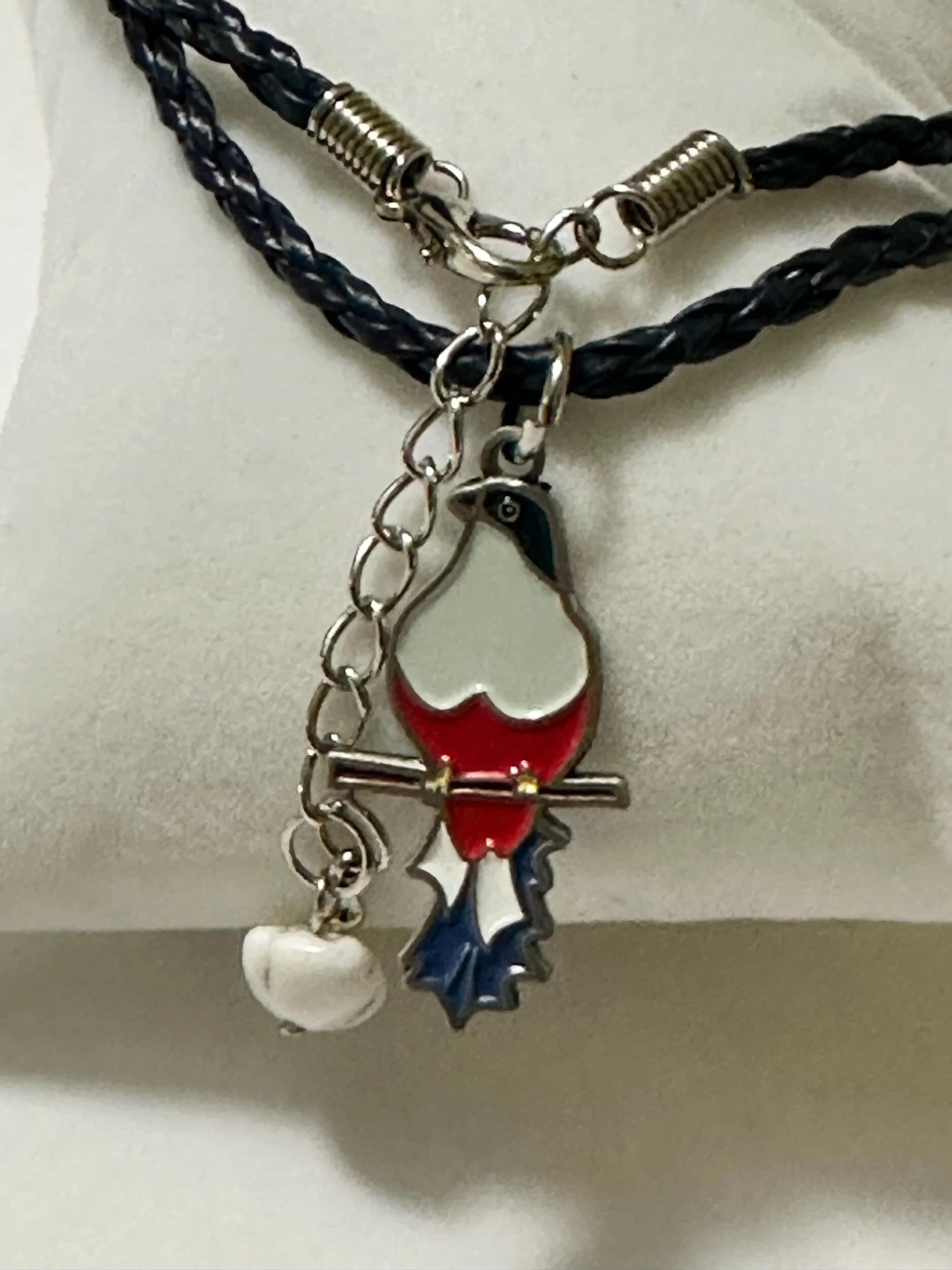 El Tocororo Navy Blue Cord Necklace