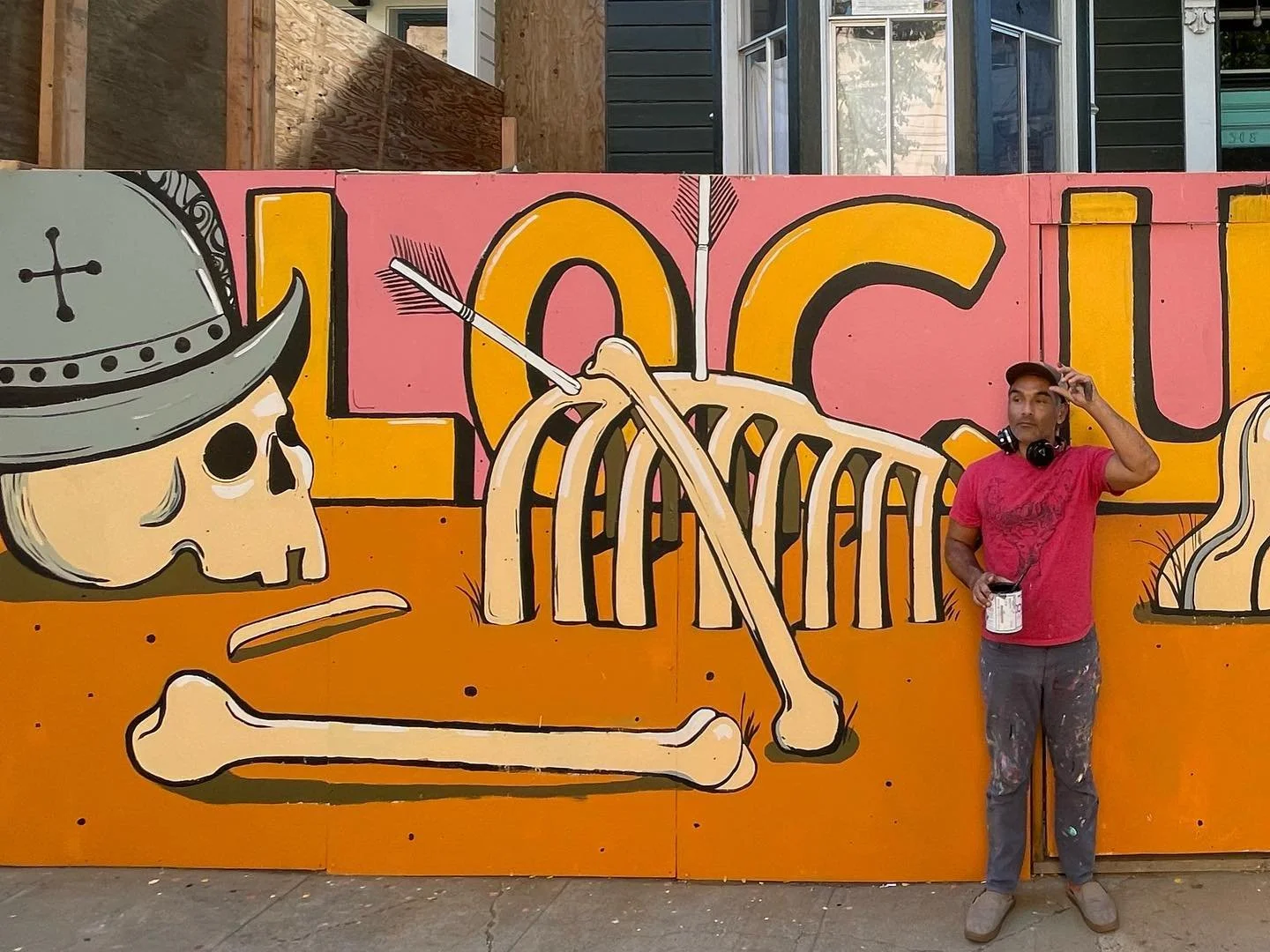 Some pics that my neighbor took. 
::
&mdash;
:::
&mdash;
::
:
More at locustsongs.com
&mdash;
:::
&mdash;
:::
&mdash;
#locustsongs #streetartsf #sfstreetart #locustart #muralsf #murals #firstnnations #theboxsf #theboxshopsf #streetarteverywhere #arth