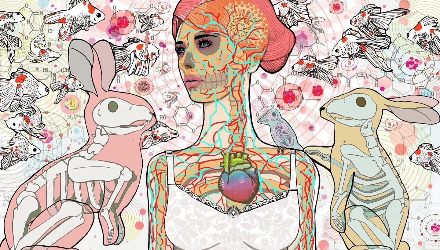 Version 3. Alice in Wonderland. Ayahuasca version 
:::
&mdash;
:::
!!!
:::
&mdash;
!!!
:::
Locustsongs.com 
::
!!
::
-
::
#ayauascajourney #downtempo #chillstep
#locustsongs #artprint #aliceinwonderland #10feettall #ayahuasca #psychedelicexplorer #an