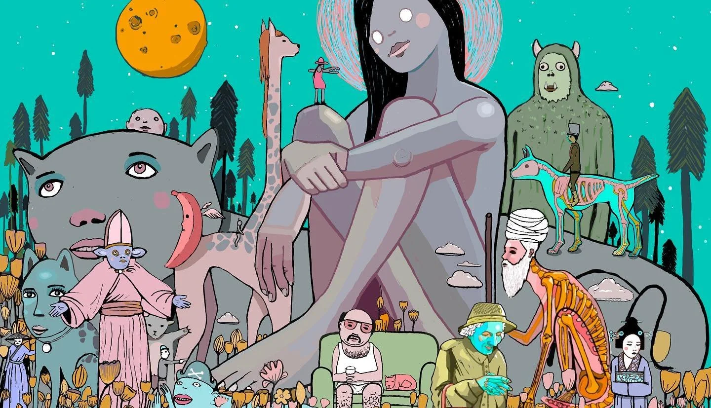 Ghost congregations 
:::
&mdash;
:::
&mdash;
Locustsongs.com 
:::
&mdash;
:::
&mdash;
#locustsongs #locustart #artprints #brc2022  #artbasel #artbaselmiami #ghostband  #familyphoto #renegadeburn #dayofthedead #diasdelosmuertos #locust #spiritworld #g