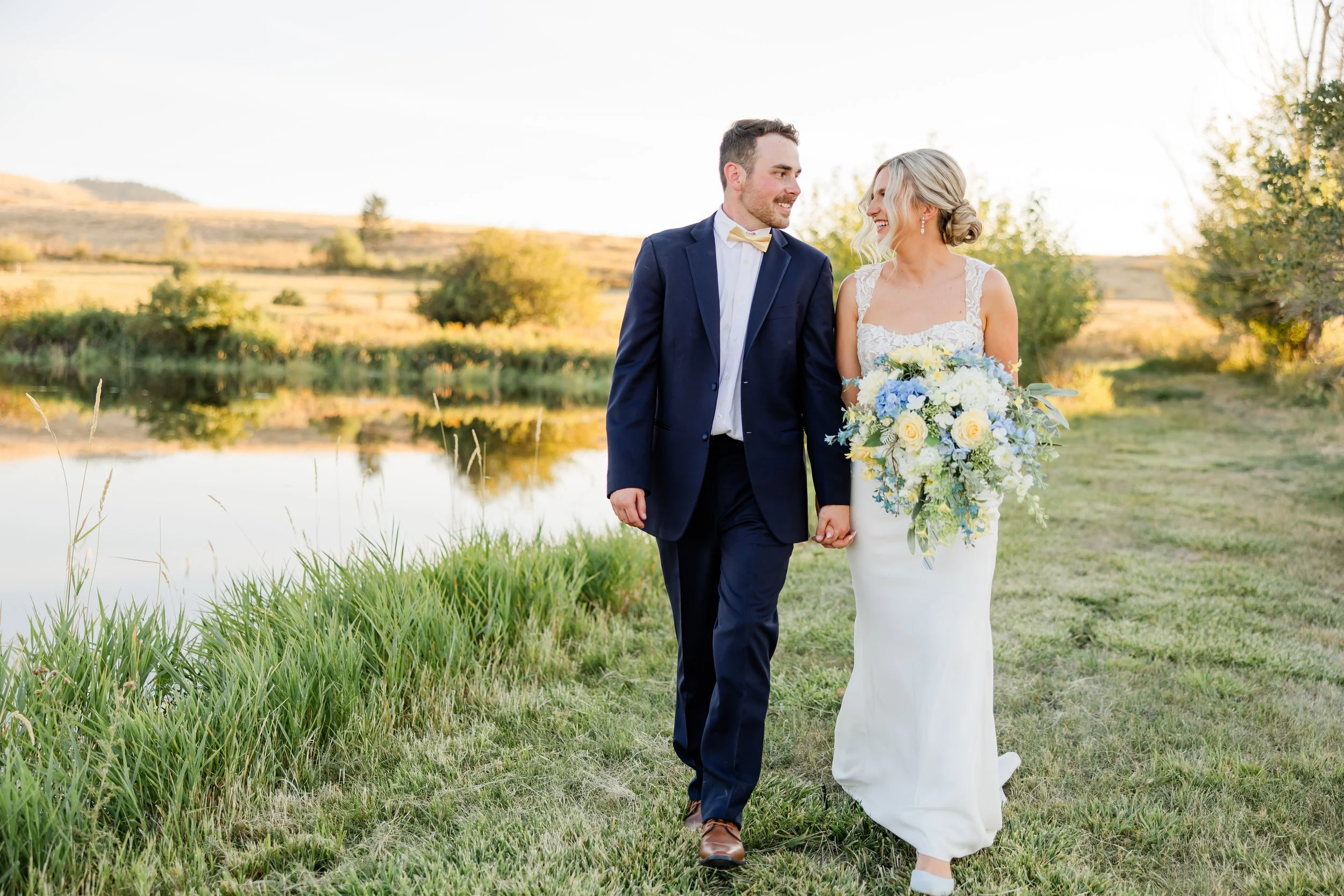 Seasonal Pond Summer Wedding Rugged Horizon