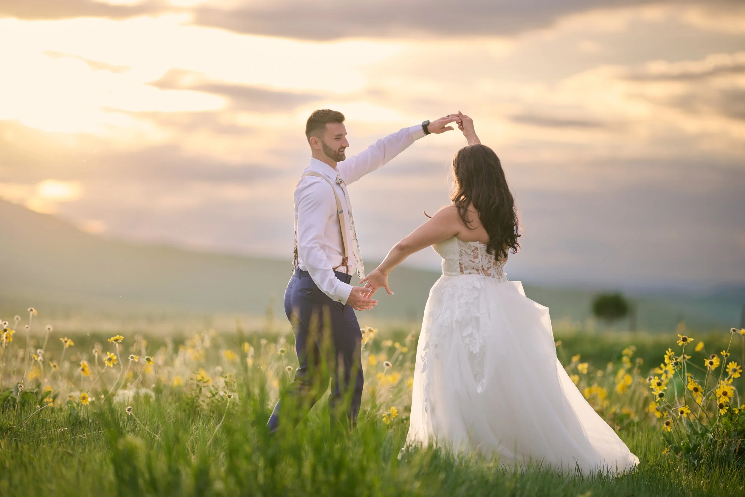 Montana Wedding in Wildflowers