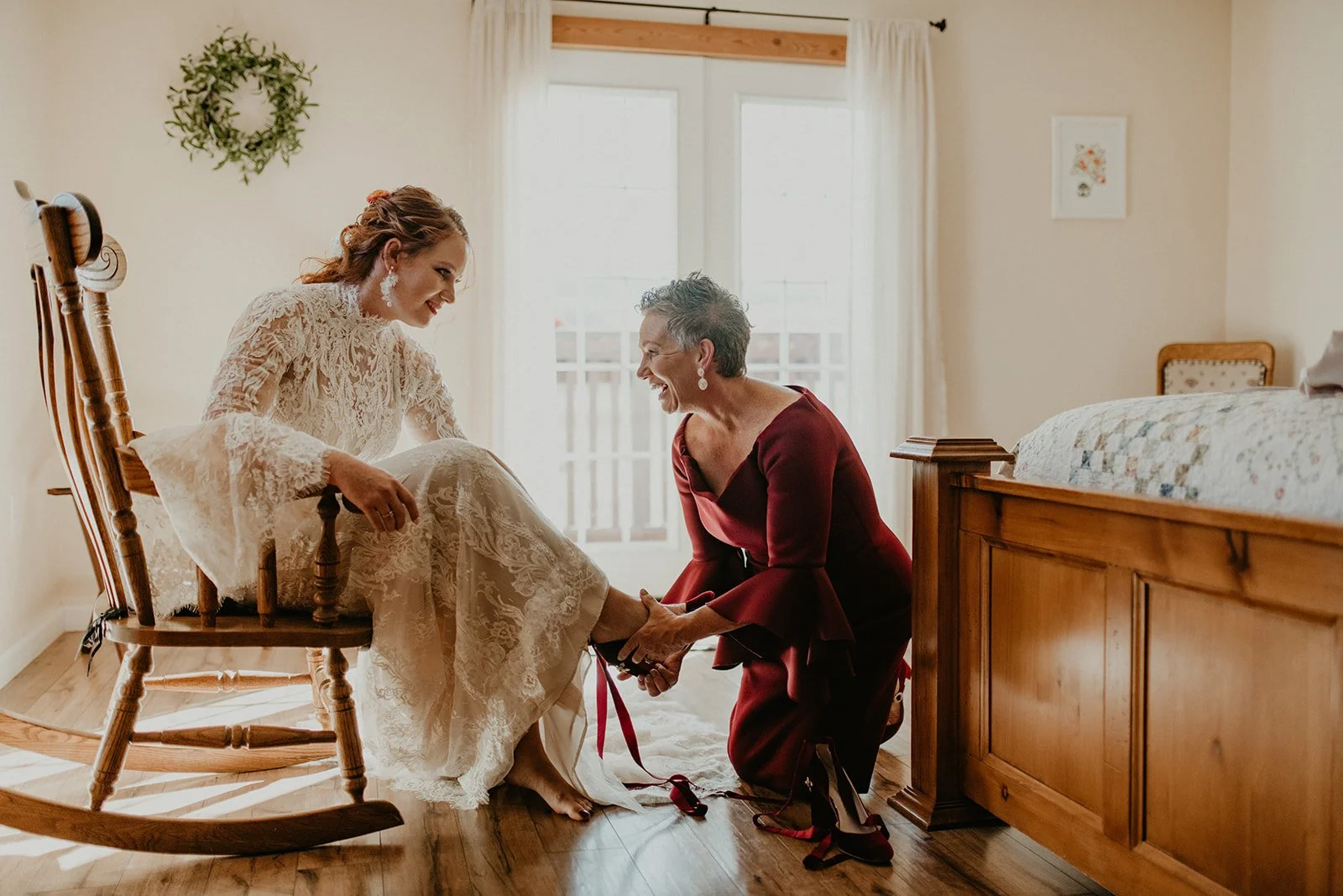 Get Ready in the Loft Before Your Fall Wedding